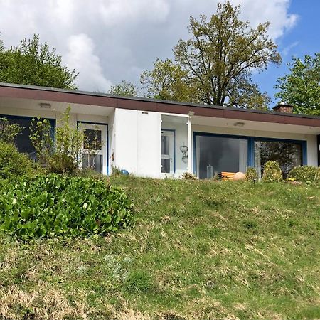 Idyllisch Wohnen Im Weserbergland - Bungalow Mit Phantastischer Aussicht Fuer 4 Personen Polle ภายนอก รูปภาพ